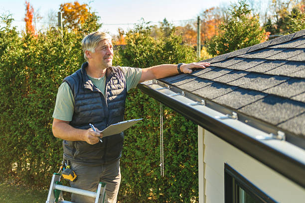 Professional Roof Replacement technician working in Yoder, IN